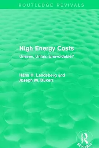 High Energy Costs cover