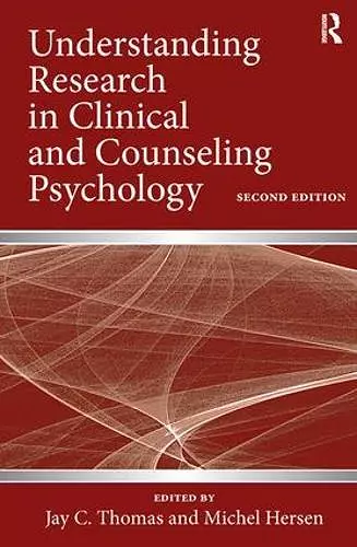 Understanding Research in Clinical and Counseling Psychology cover