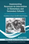 Implementing Response-to-Intervention in Elementary and Secondary Schools cover