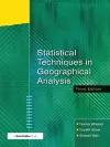 Statistical Techniques in Geographical Analysis cover