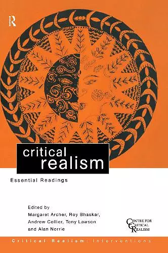 Critical Realism cover