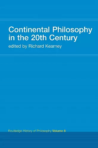 Continental Philosophy in the 20th Century cover