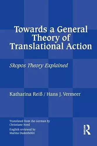 Towards a General Theory of Translational Action cover