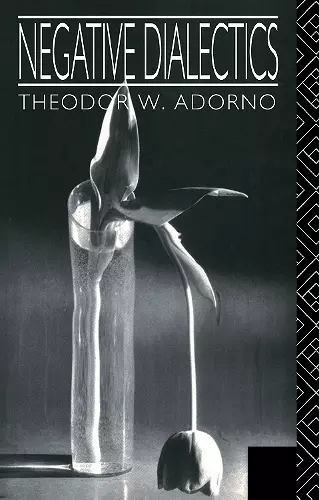Negative Dialectics cover