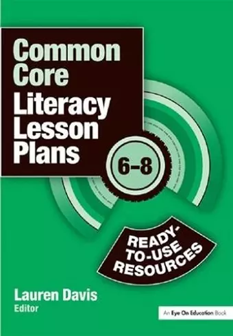 Common Core Literacy Lesson Plans cover
