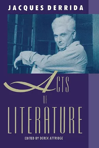 Acts of Literature cover