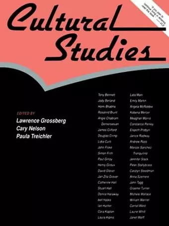 Cultural Studies cover