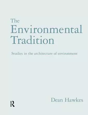 The Environmental Tradition cover