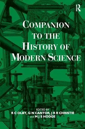 Companion to the History of Modern Science cover