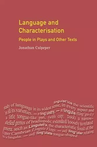 Language and Characterisation cover