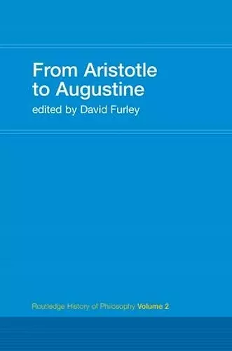 From Aristotle to Augustine cover