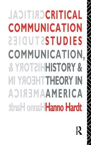 Critical Communication Studies cover