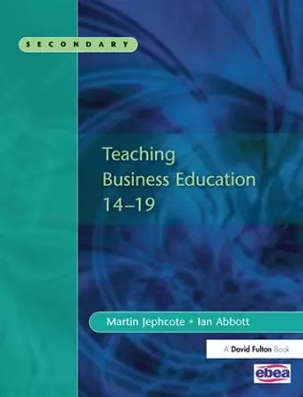 Teaching Business Education 14-19 cover