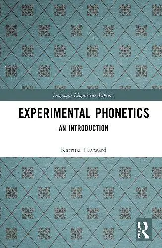 Experimental Phonetics cover