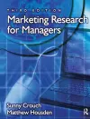 Marketing Research for Managers cover