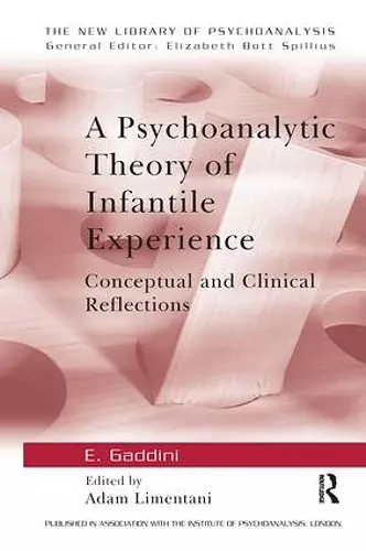 A Psychoanalytic Theory of Infantile Experience cover