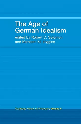 The Age of German Idealism cover