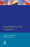 Introduction to Text Linguistics cover