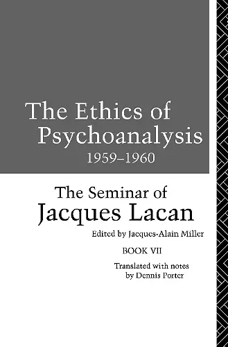 The Ethics of Psychoanalysis 1959-1960 cover