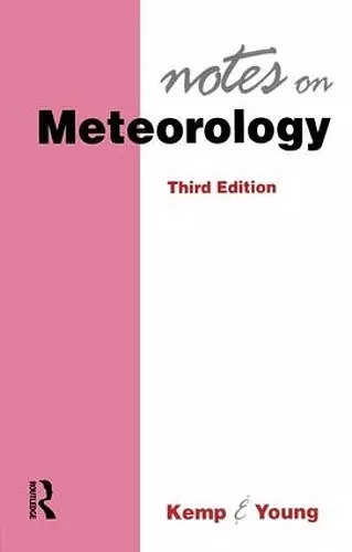 Notes on Meterology cover