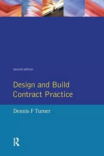 Design and Build Contract Practice cover