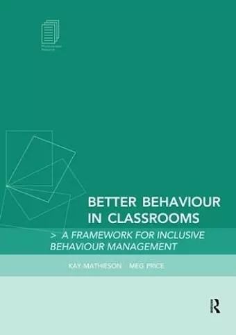 Better Behaviour in Classrooms cover