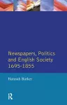 Newspapers and English Society 1695-1855 cover