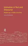 Intonation in Text and Discourse cover