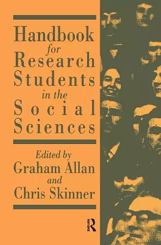 Handbook for Research Students in the Social Sciences cover