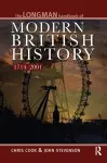 Longman Handbook to Modern British History 1714 - 2001 cover