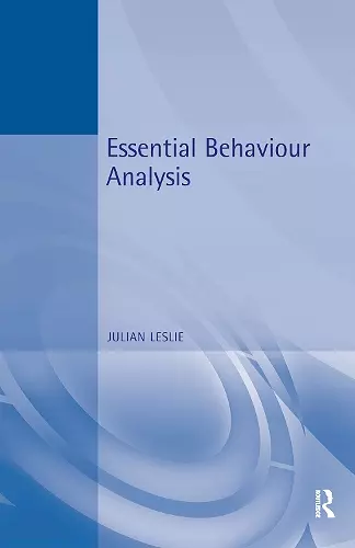 Essential Behaviour Analysis cover