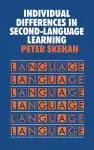 Individual Differences in Second Language Learning cover