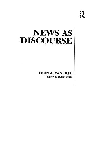 News As Discourse cover