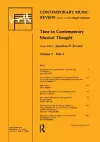 Time in Contemporary Musical Thought cover