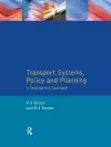 Transport Systems, Policy and Planning cover