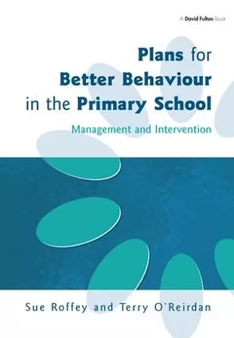 Plans for Better Behaviour in the Primary School cover