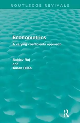 Econometrics (Routledge Revivals) cover