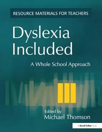 Dyslexia Included cover