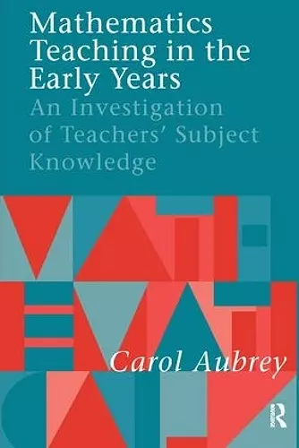 Mathematics Teaching in the Early Years cover