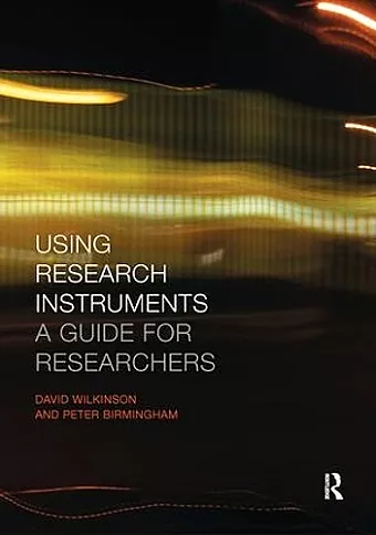 Using Research Instruments cover