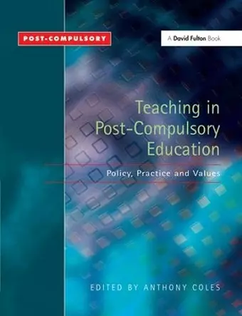 Teaching in Post-Compulsory Education cover