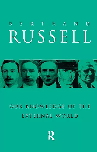 Our Knowledge of the External World cover