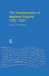 Transformation of Medieval England 1370-1529, The cover