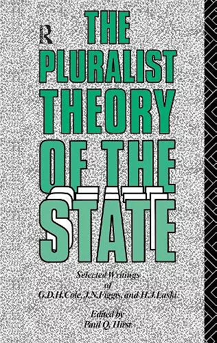 The Pluralist Theory of the State cover