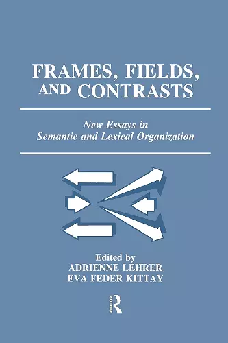 Frames, Fields, and Contrasts cover