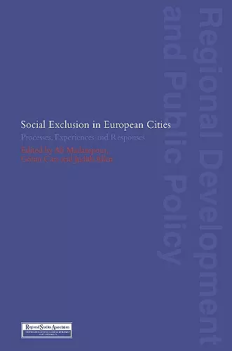 Social Exclusion in European Cities cover