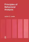 Principles of Behavioural Analysis cover