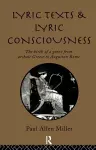 Lyric Texts & Consciousness cover