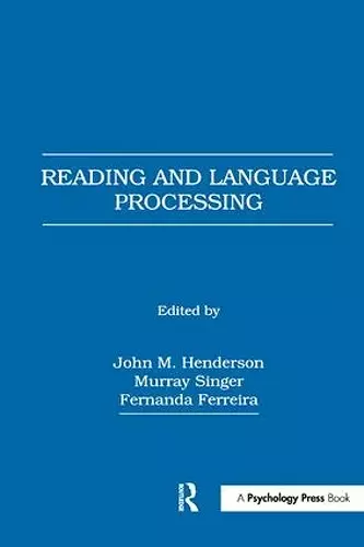 Reading and Language Processing cover