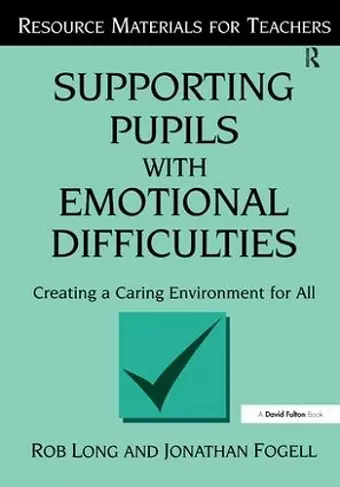 Supporting Pupils with Emotional Difficulties cover